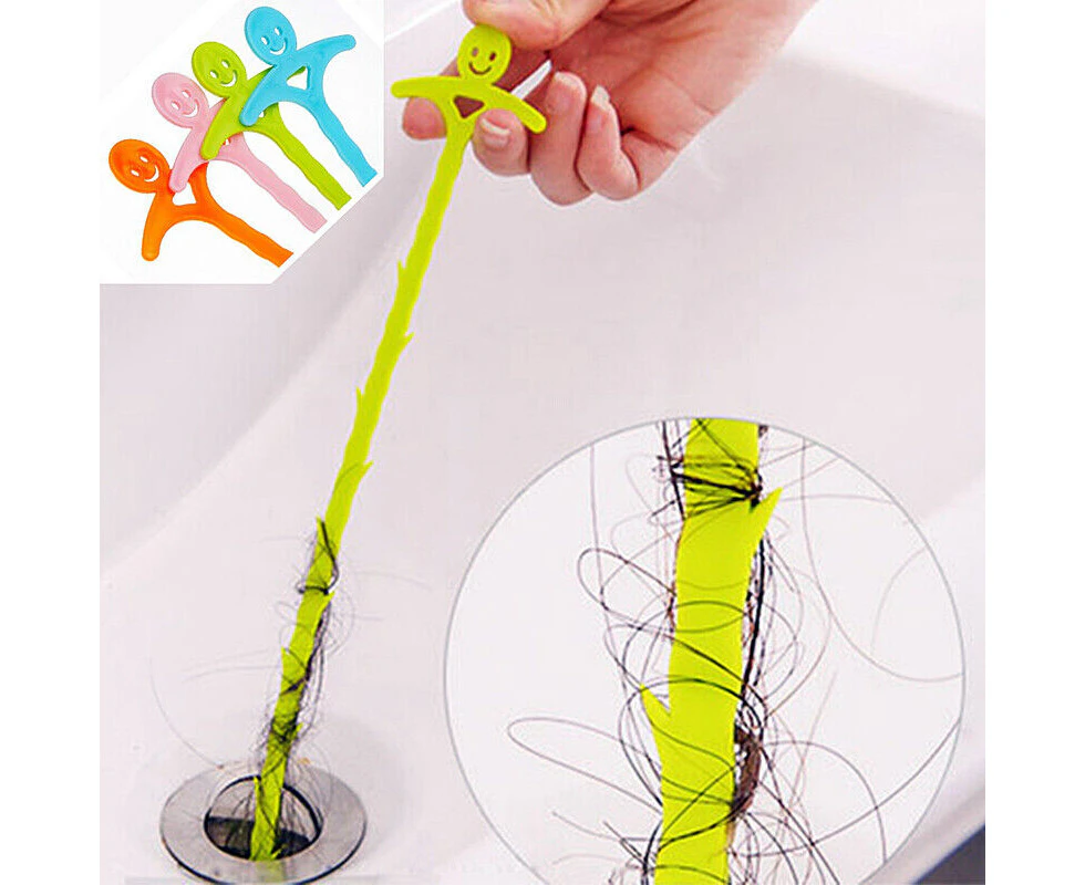 Sink Pipe Unclogger, Sink Kitchen Household Appliances Drain Hook Unclogger, Sewer Hair Cleaning Hook