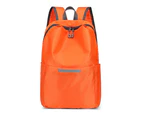 Unisex Hiking Backpack Large Capacity Anti-scratch Lightweight Casual Double Shoulder Bag Outdoor Accessories Orange
