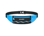 Running Waist Bags Hands Free Breathable Accessory Sport Fitness Jogging Belt Bags for Training Black Blue