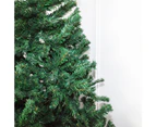 6ft/1.8m Christmas Tree Kentucky Pine Green 670 Tips With 100 LED Lights Festive