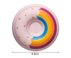 Donut Hand Warmer Cute USB Rechargeable ABS Long Lasting Heating Electric Hand Warmer for Outdoor Pink