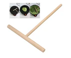 Crepe Maker Pancake Batter Wooden Spreader Stick Home Kitchen Tool Kit DIY