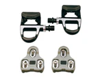 1 Set Lightweight Self-locking Pedals Wear-resistant Rust Resistant Clipless Pedals With Lock Plate for Road Bike Black