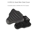 1 Pair Bicycle Rubber Pedal Cleat Covers for Shimano SPD-SL/LOOK KEO/LOOK Delta for H-SPD-SL