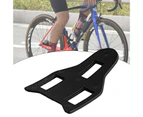 1 Set Ergonomic Design Easy Installation Free Adjustment Bicycle Cleat Plastic MTB Self-locking Bike Cleats Riding Boot Parts Black