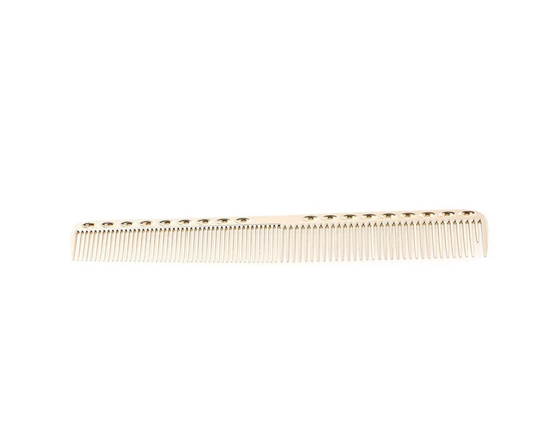 Professional Stainless Steel Hair Comb Ultra-thin Anti-Static Hairdressing Tool-Golden