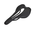 Hollow Bicycle Seat Good Filling Easy to Install Bike Seat Ergonomic Design Bike Saddle for Cycling Black