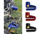 Motorcycle Bike Cycling Bicycle Security Rotor Safe Disk Disc Brake Wheel Lock Blue