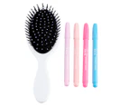 BYS Mini Me Fairy Floss DIY Colour In Hair Brush w/ Markers