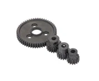 4Pcs Steel 15/17/19/54T Motor Pinion Gears Spare Parts for Traxxas Slash RC Car Black
