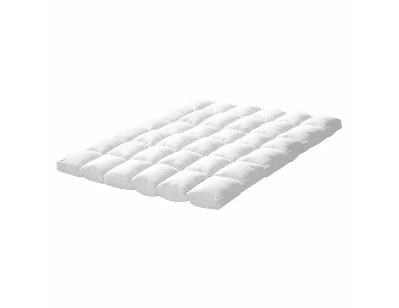 DreamZ Bedding Luxury Pillowtop Mattress Topper Mat Pad Protector Cover Single