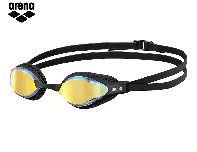 Arena Air-Speed Mirror Indoor Swimming Goggles - Yellow/Black