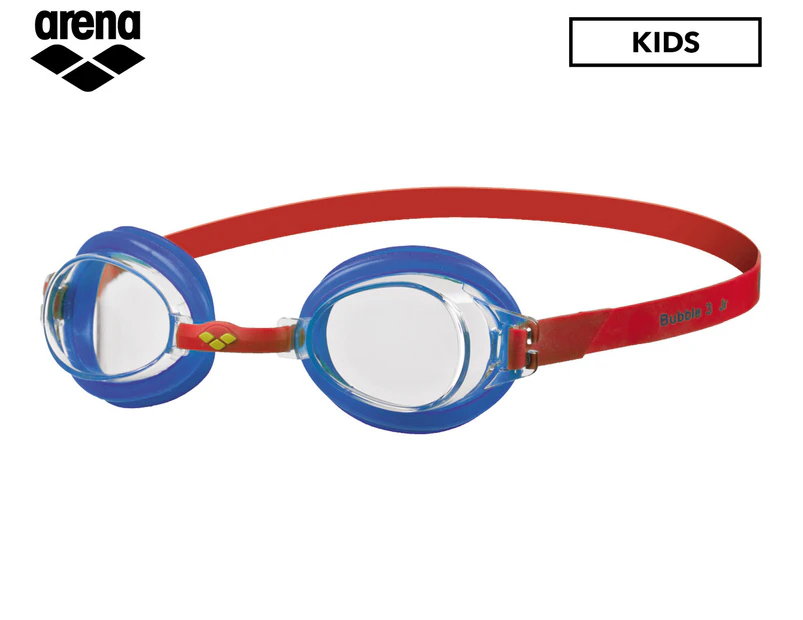 Arena Kids' Bubble 3 Jr Goggles - Clear/Blue/Red