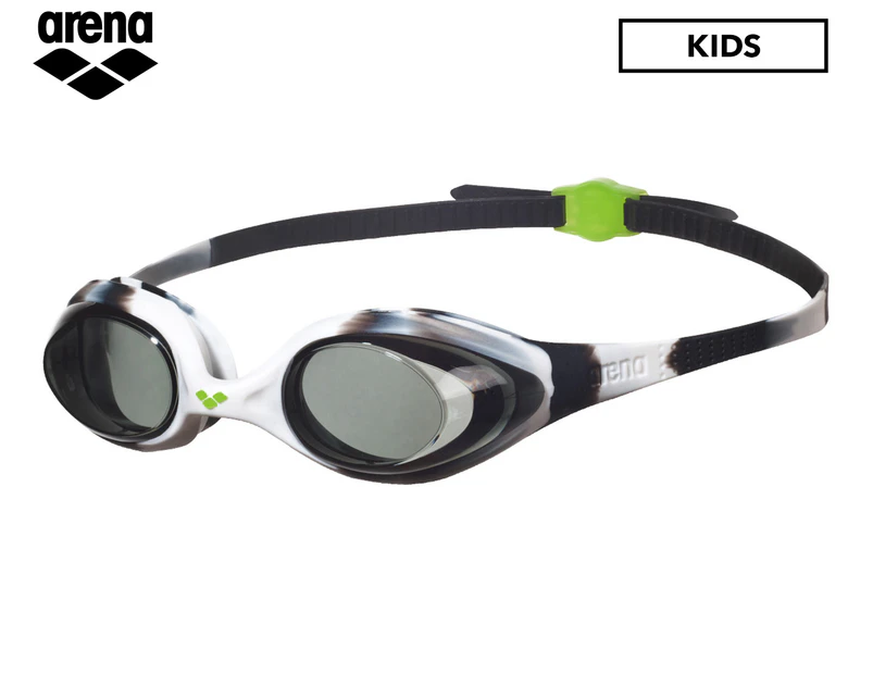 Arena Kids' Spider Jr Goggles - Black/White