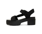 Womens Footwear Sandler Canyon Black Fabric Sandal