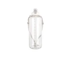 1050ml/2000ml/4000ml Water Bottle Fast Flow Leak Proof Measuring Scale Print Reusable BPA Free Water Bottle with Straw for Outdoor Sports White