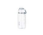Water Bottle Leakproof Detachable Drinking Straw Eco-friendly 1000/2000ML Plastic Water Space Bottle for Sports White