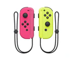 Game Controller Joypad Switch Joys Switch Gamepad Joysticks For Joy Pad L/R Controller Joypad Wireless Switch Control - Pink Yellow