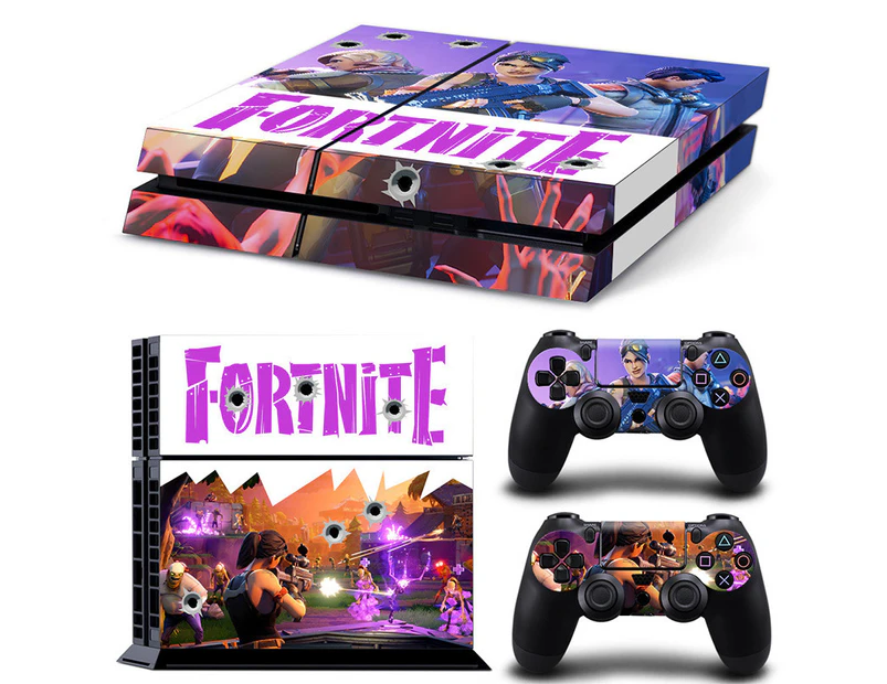 Fortnite PS4 Skin Joker Vinyl Decal Cover for Sony Playstation Game Console + Controllers Sticker - TN-PS4-6932