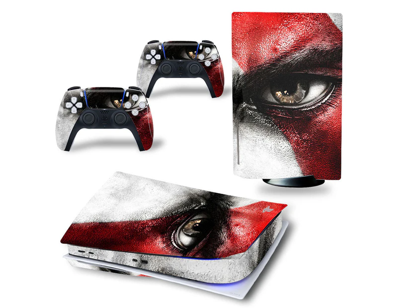 PS5 Skin Vinyl Decal Sticker Cover for Sony Playstation 5 Game Console Skins + Controllers Sticker Skin - TN-PS5 Disk-0030