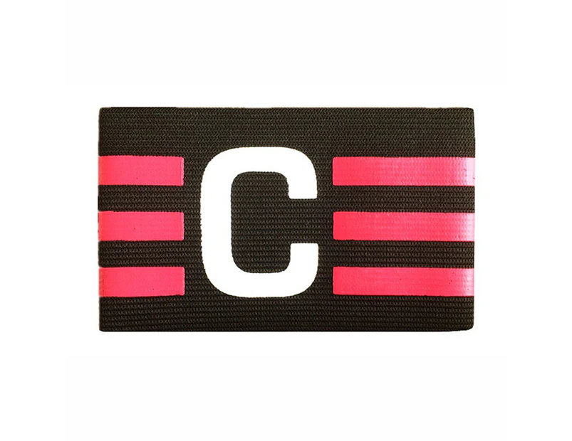 Football Captain Armband Soccer Competition Sports Match Leader Arm Band Badge Black