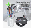 1 Set ABS Bike Panel Controller Wear Resistant High Strength Brushless Bike Speed Control Display for Electric Bike