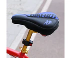 Bike Seat Cushion Anti Slip Shock Absorbing Bike Supplies Exercise Outdoor Cycling Bike Seat Cushion for Racing Purple Blue