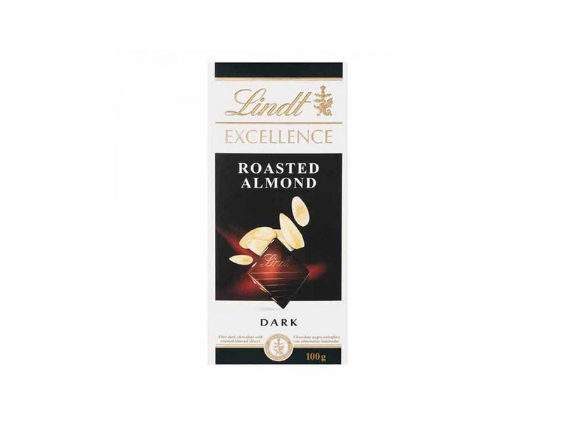 Lindt Excellence Roasted Almond 100g x 10