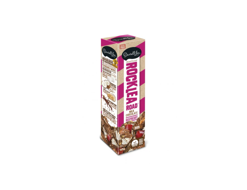 Darrell Lea Rocklea Milk Chocolate Raspberry 145g x 8