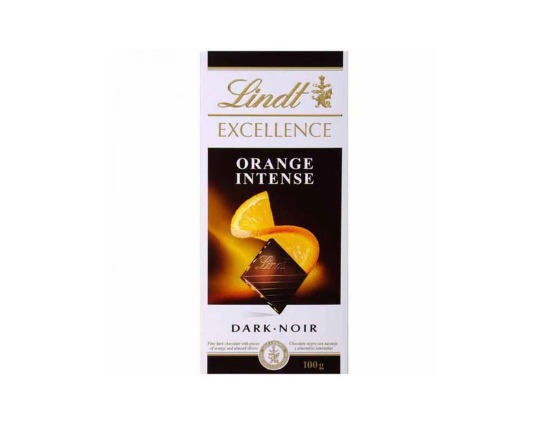 Lindt Excellence Dark Orange 100g x 10