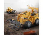 1/24 5CH Wireless Remote Control Engineering Car Excavator Vehicle Kids Toy