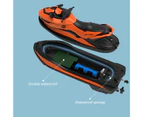 Remote Control Boat Water-proof Low Resistance Plastic High Speed Electronic Remote Control Boat for Kids Orange