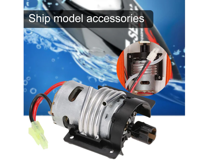 RC Motor Engine Universal Waterproof Low Noise Long Life Cool Down Replacement Remote Control Boat Water Cooling System for Feilun FT009 RC Boat