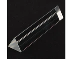 Triangular Optical Glass Prism Refractor Light Spectrum Physics Teaching Toy