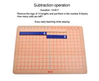Wooden Colorful Addition Subtraction Board Mathematics Children Teaching Aids Add-subtract