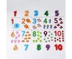 Wooden Spelling Words Numbers Two in One Kids Alphanumeric Cognitive Toys Gift