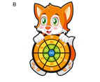 Sticky Cartoon Animal Target Balls Dart Board Parent Kids Interaction Game Toy C