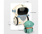 Robot Toy Multipurpose Universal Music Voice Interactive Robot Toy for Boys Random Color