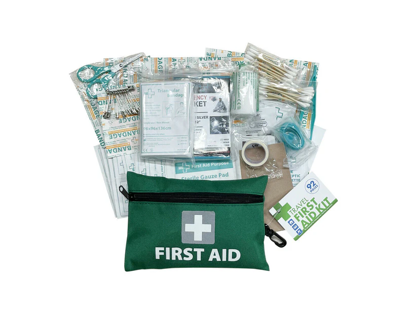 92Pcs First Aid Kit Medical Travel Workplace Family Safety ARTG Registered