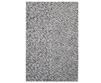 Handwoven Trendy Wool Rug - Jelly Bean - Grey