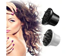 G8 Universal Hair Diffuser Adaptable For Blow Dryers with Rotatable Design Curly Hair Large Wind Hood(White )