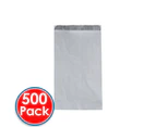 2 x Takeaway Plain Large Foil Lined Paper Bag Chicken Fastfood Disposable 250 Pk
