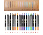 15 Colors Eyeshadow Stick Waterproof Eye Shadow Pencil Shimmer