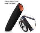 Cycling Battery Cover Cold Proof Dust Proof Chloroprene Rubber Good Toughness E-Bike Battery Cover for Riding Black