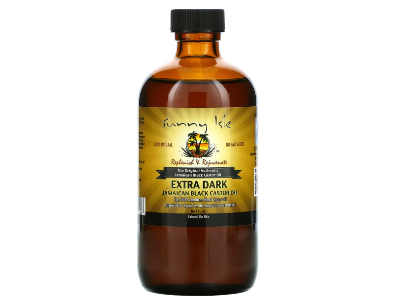 Sunny Isle, Extra Dark Jamaican Black Castor Oil, 8 fl oz