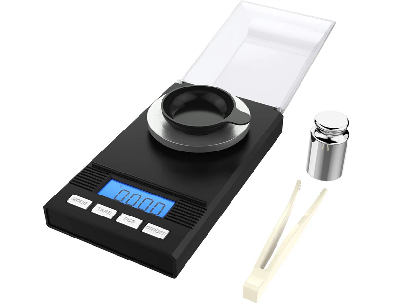 50 g/0.001 g milligram scale, MG scale, milligram scale, pocket scale