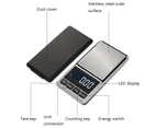 Kitchen Stainless Steel Mini Portable Scale High Precision Jewelry Scale Electronic Scale, Specification: 200g/0.01g