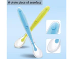 Baby Spoon Made of Silicone, Baby Spoon 4-piece Spoon, Silicone Spoon