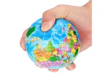 Squishy Squeeze World Map Globe Palm Ball Slow Rising Stress Reliever Kids Toys-6.3CM