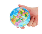 Squishy Squeeze World Map Globe Palm Ball Slow Rising Stress Reliever Kids Toys-7.6CM